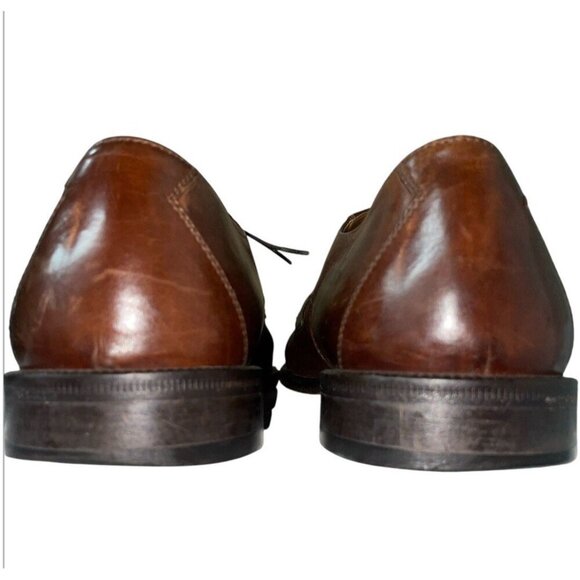 BOSTONIAN FLORENTINE BROWN LEATHER CAP TOE OXFORDS SHOES US MENS SIZE 10 - Picture 4 of 7